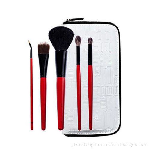 5pcs Compact Portable Makeup Brush Set